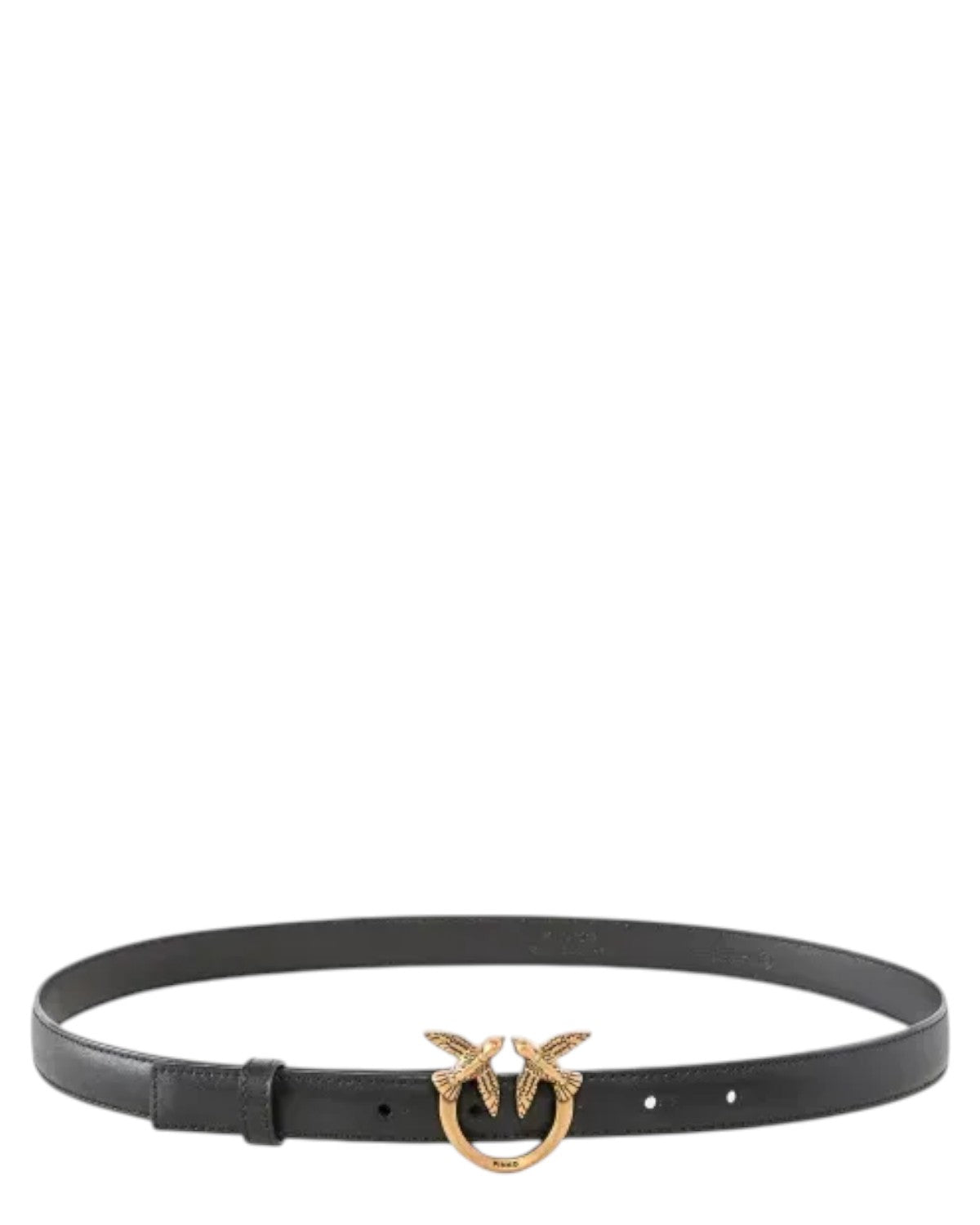 Cintura sottile love birds in pelle h2-Pinko-Cinture-Vittorio Citro Boutique