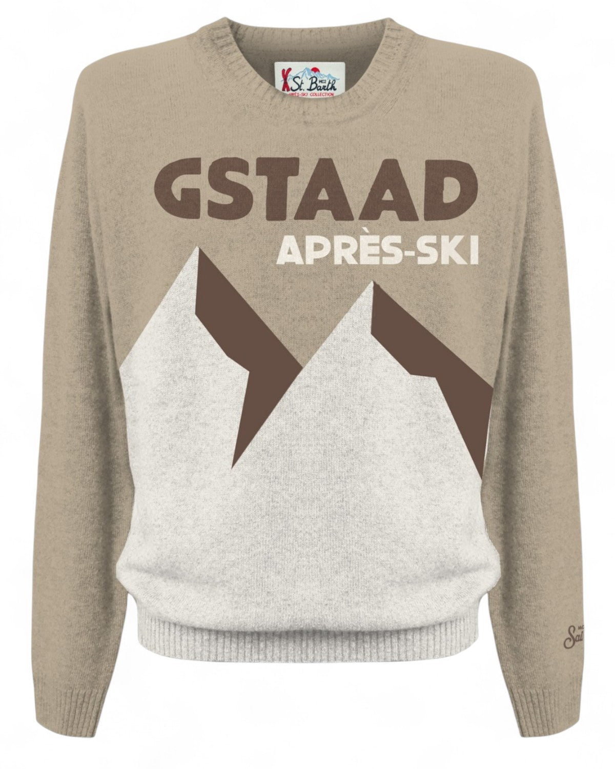 Maglione Heron con ricamo-Mc2 Saint Barth-Maglieria-Vittorio Citro Boutique