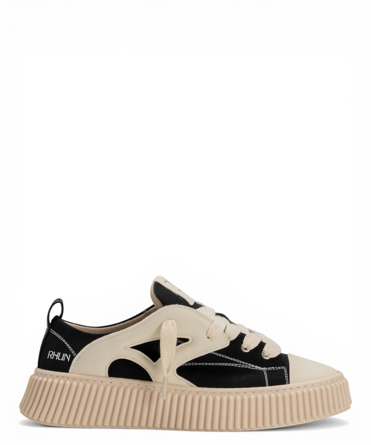 Rhun Sneakers Skate Canvas Uomo con Inserti in Pelle
