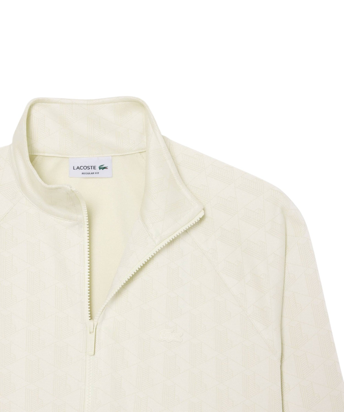 Giacca Uomo Lacoste con Zip in Jacquard Monogramma