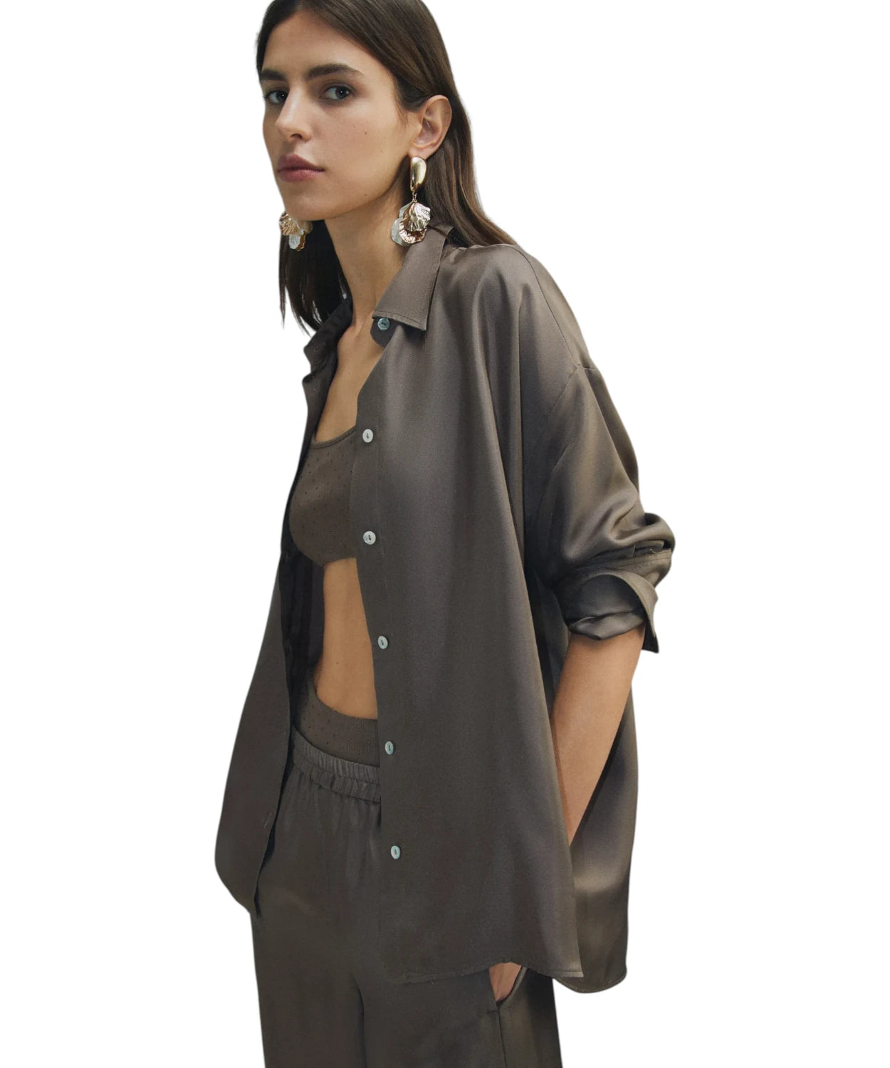 Camicia Marella FARO in twill di seta