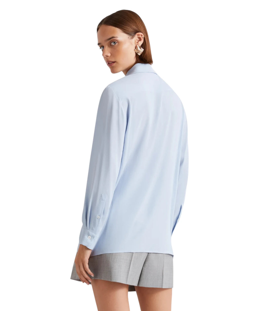 Marella CALCA Silk Blend Shirt with Flower