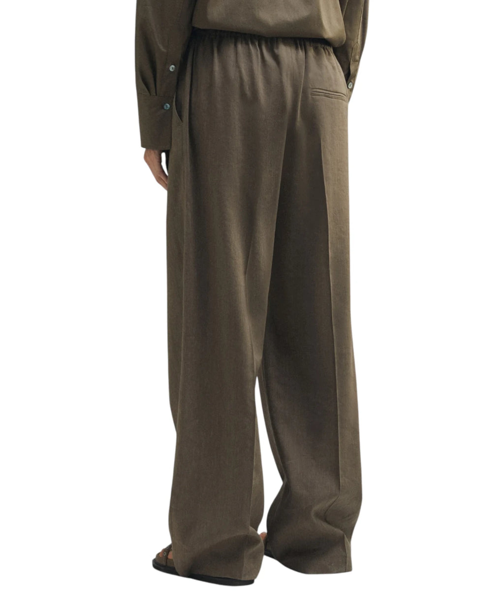 Pantalone Marella ALLORO Lino Viscosa con Coulisse