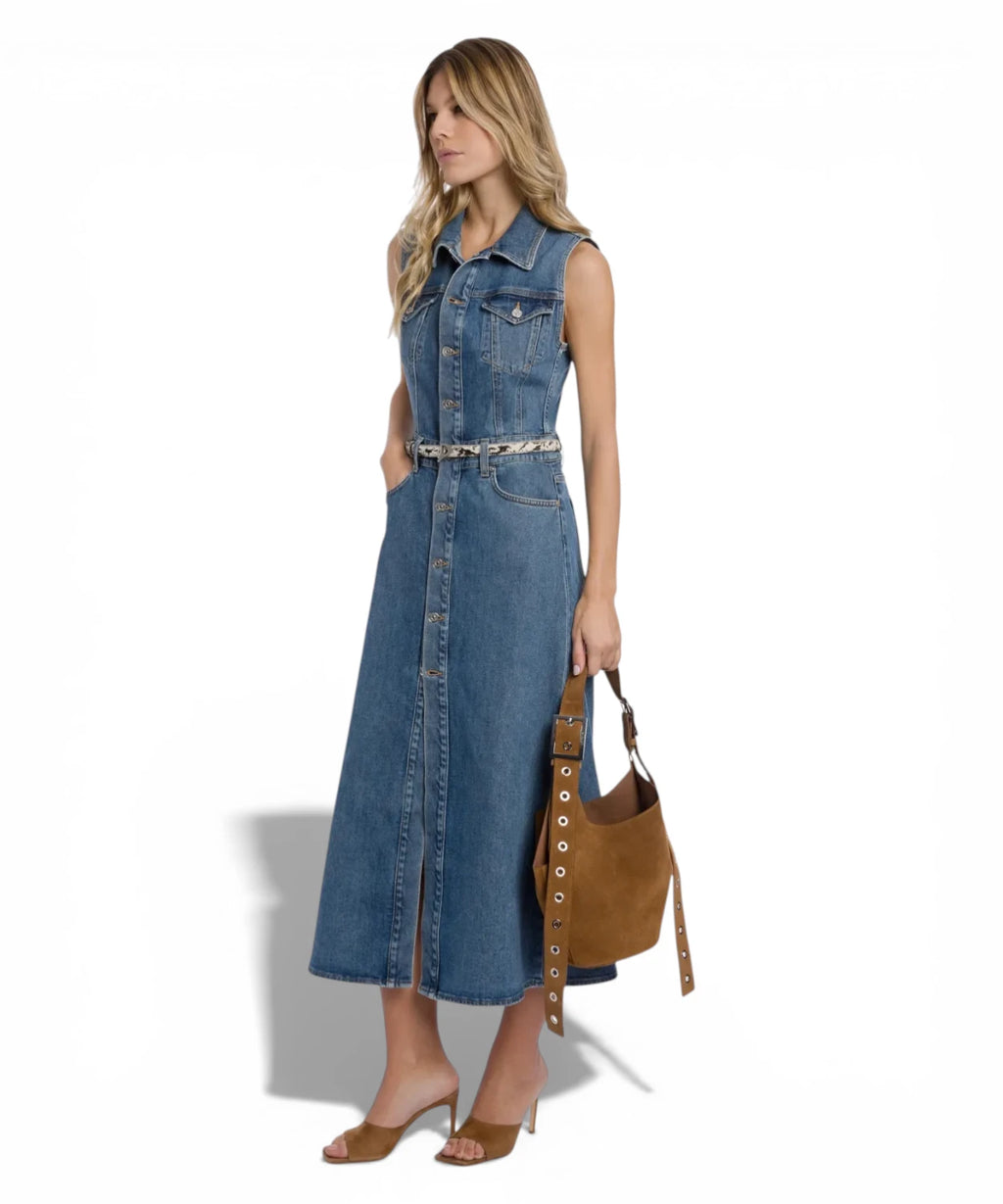 Borsa Hobo in Pelle di Vitello Nocciola