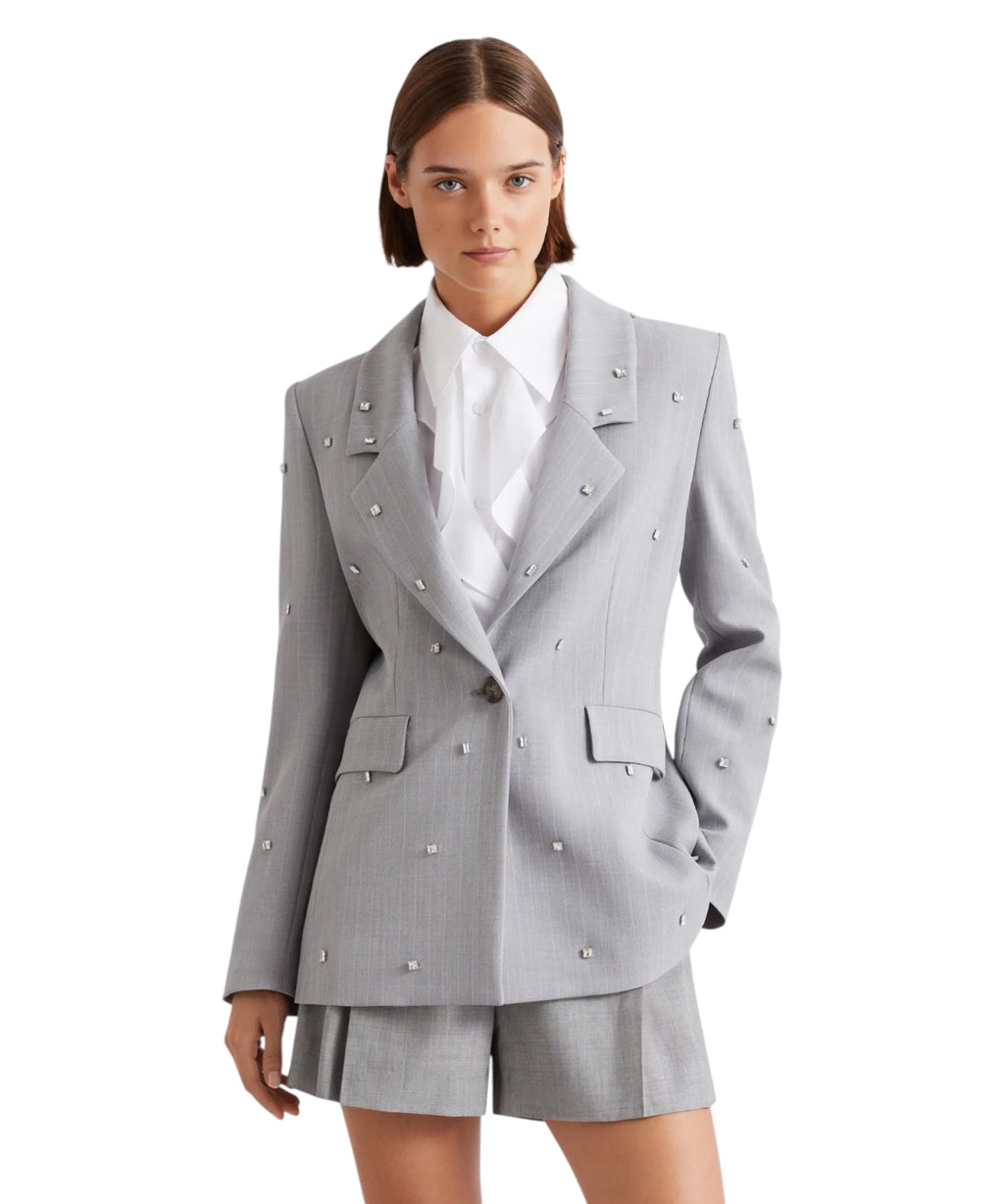 Elegantiškas Marella PASSO švarkas su siuvinėtais kristalais