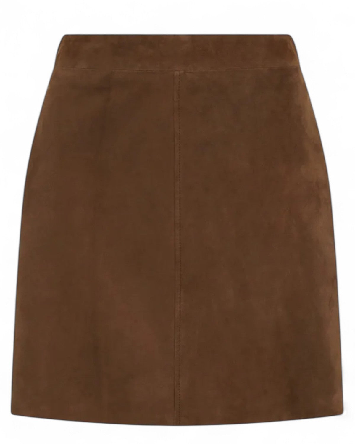 Mini gonna in suede con zip posteriore-Marella-Gonne-Vittorio Citro Boutique