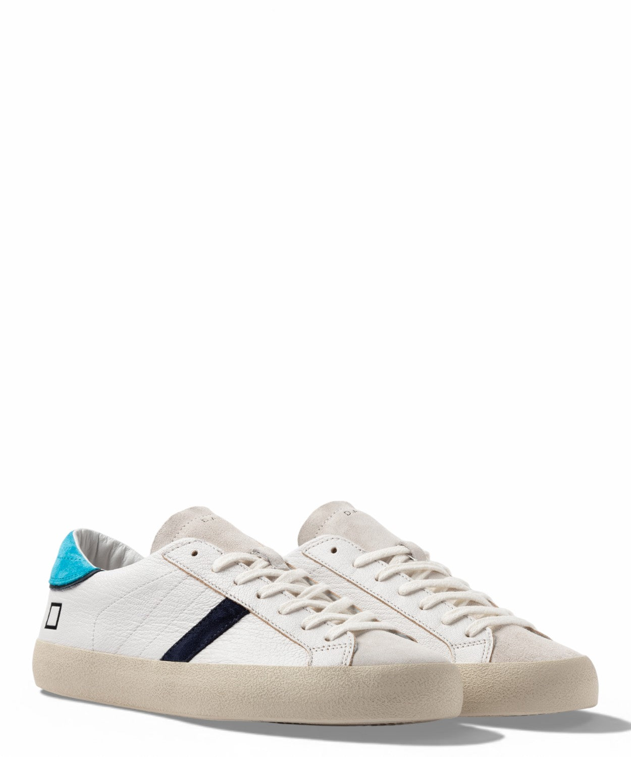 Sneakers D.A.T.E. Hill Low Fluo White-Blue