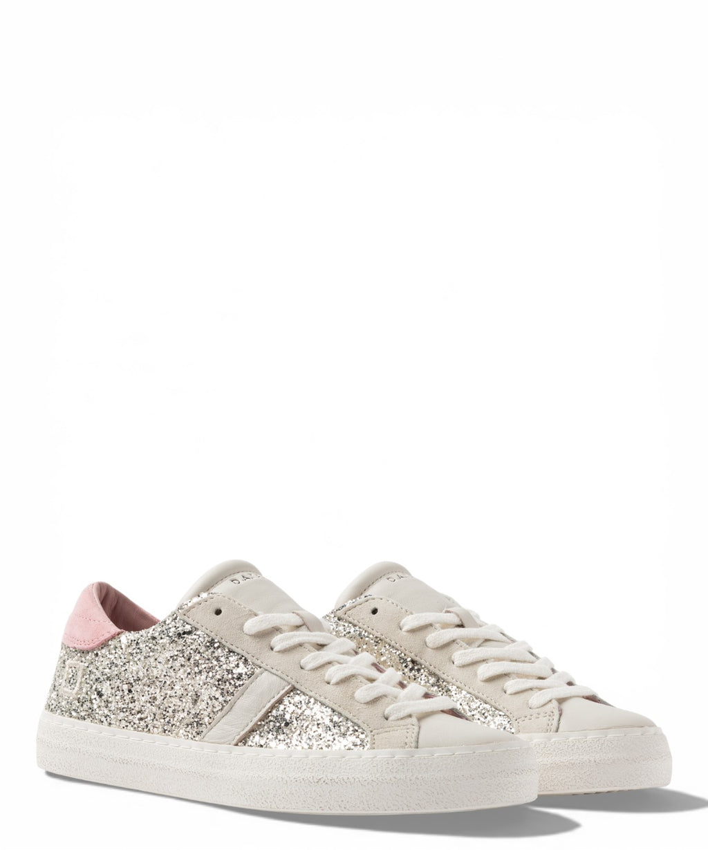 D.A.T.E. sportbačiai Glitter Platinum