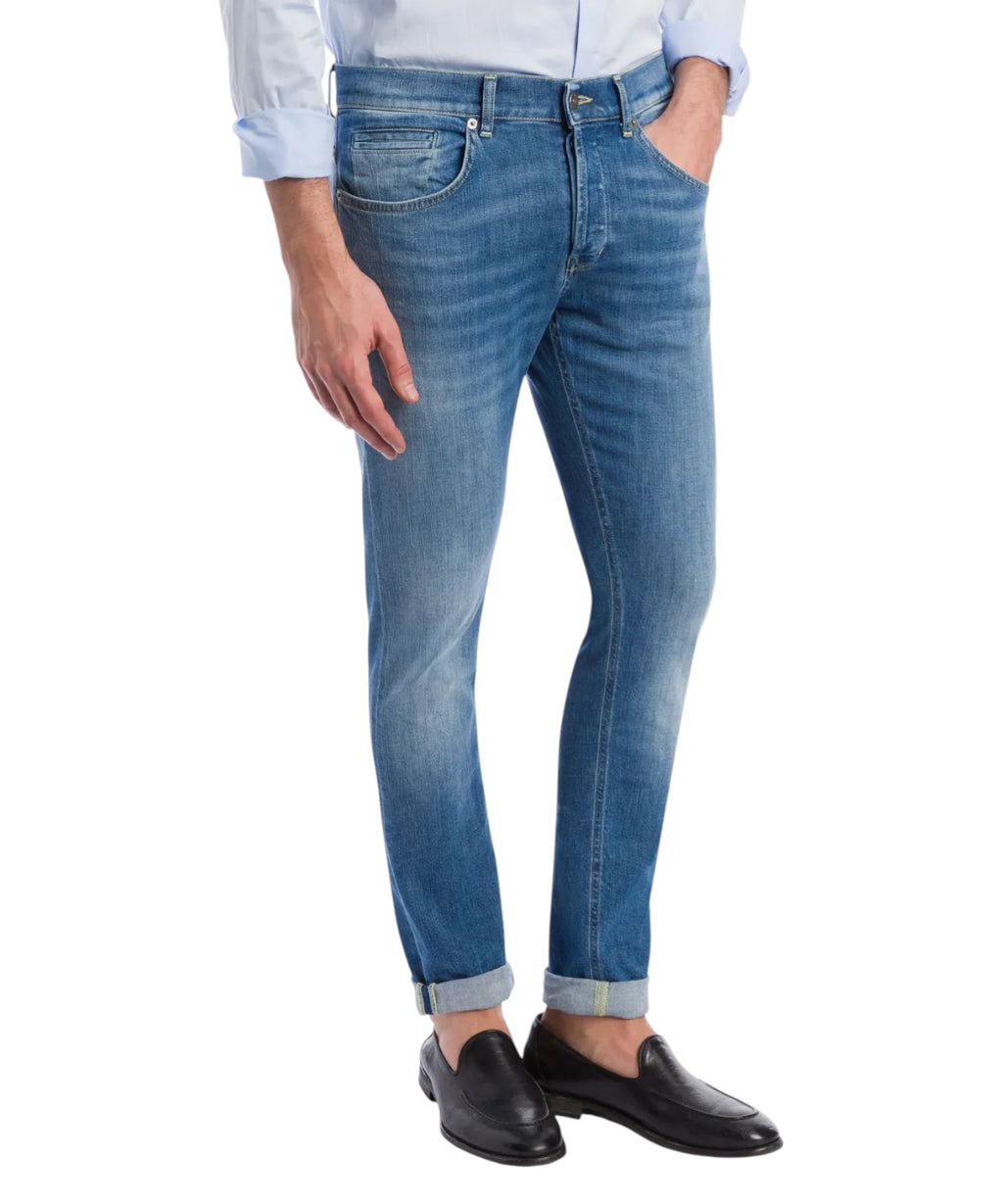 Džíny Dondup George skinny z elastického denimu
