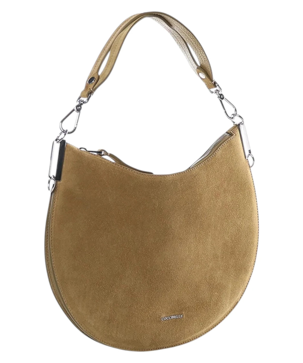 Borsa Coccinelle Sunup Medium in Camoscio