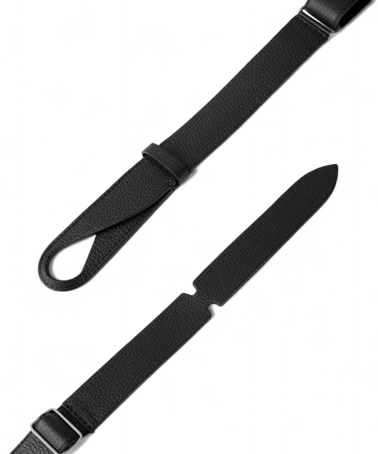 Cintura Nobuckle Micron in Pelle Martellata Senza Fibbia-Orciani-Cinture-Vittorio Citro Boutique