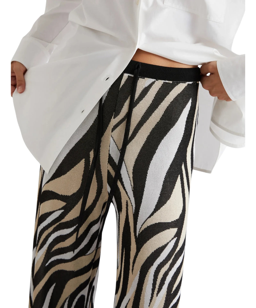 Pantaloni Marella NEMBI in Viscosa Jacquard