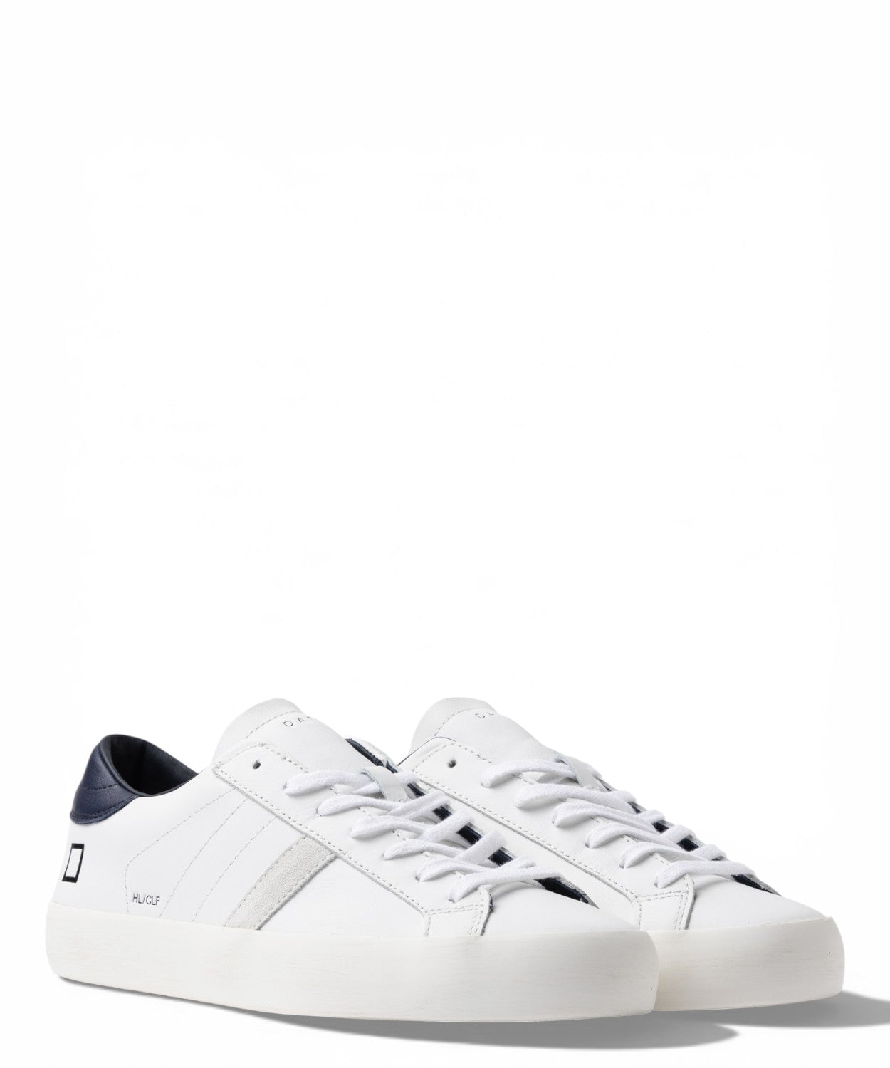 Sneakers D.A.T.E. Hill Low Calf White-Blue