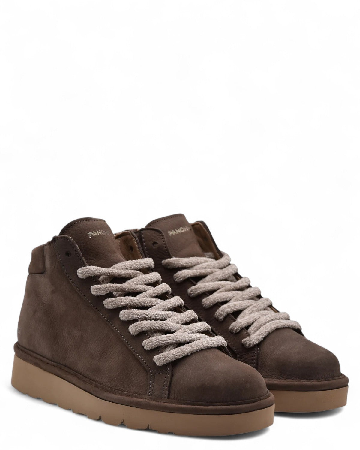 P007 Polacchini Ankle Boot in nabuck-PANCHIC-Stringate-Vittorio Citro Boutique