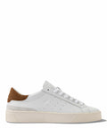 D.A.T.E. Sneakers Sonica Calf Bianche e Cuoio