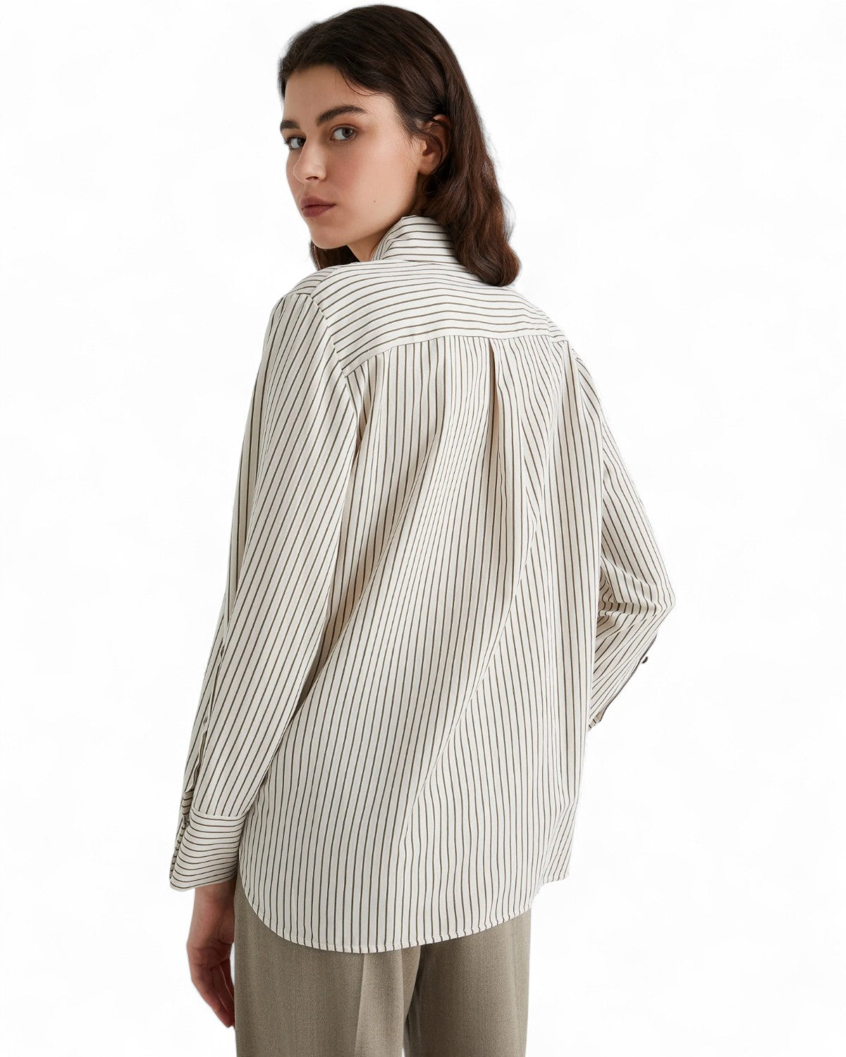 Camicia in twill lavato in misto viscosa-Marella-Camicie-Vittorio Citro Boutique