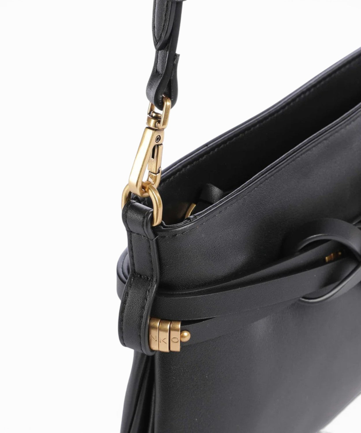 Borsa a Spalla Pinko Belt Mini in Pelle