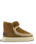 Mou Eskimo Sneaker Bold Glitter Logo van schapenvacht