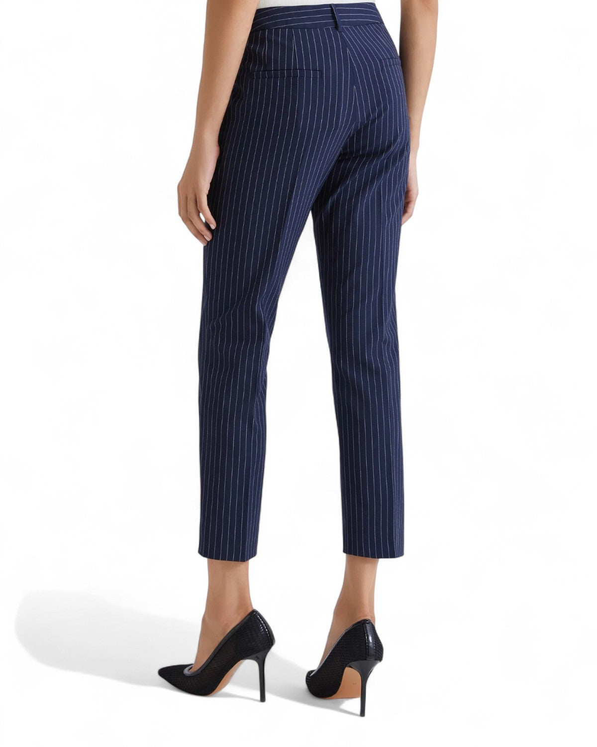 Pantaloni in viscosa stretch con piega stirata-Marella-Pantaloni-Vittorio Citro Boutique