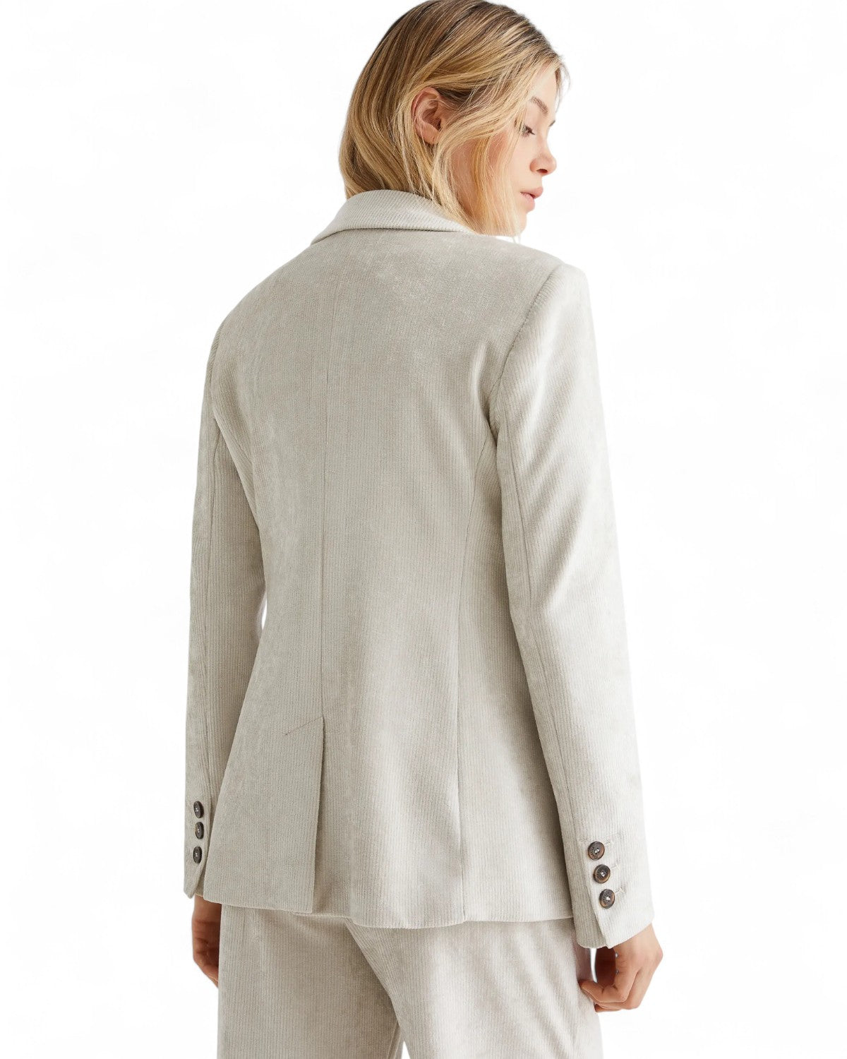 Blazer doppiopetto in velluto a coste-Marella-Blazer-Vittorio Citro Boutique