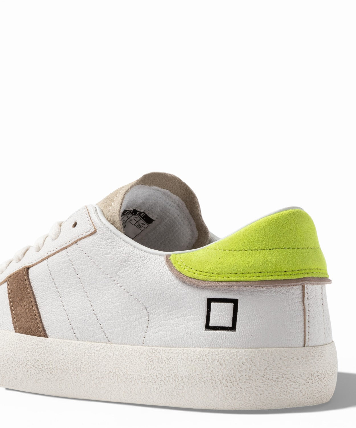 Sneakers D.A.T.E. Hill Low Fluo White-Yellow