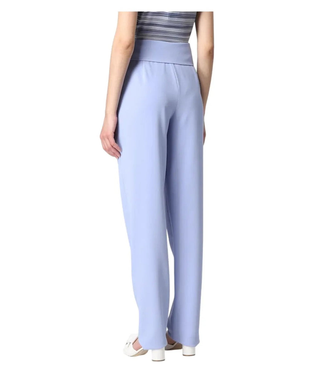 Pantaloni in Crepe con Cintura a Nastro-Emporio Armani-Pantaloni-Vittorio Citro Boutique