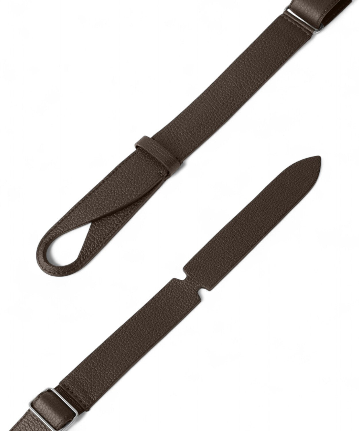 Cintura Nobuckle Micron in Pelle Martellata Senza Fibbia-Orciani-Cinture-Vittorio Citro Boutique