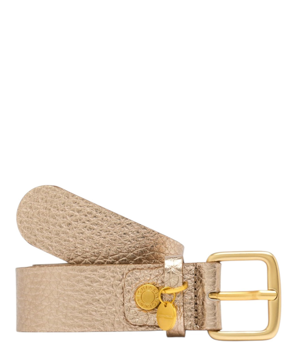 Gianni Chiarini damesriem van grof leer, maxi 3,5 cm