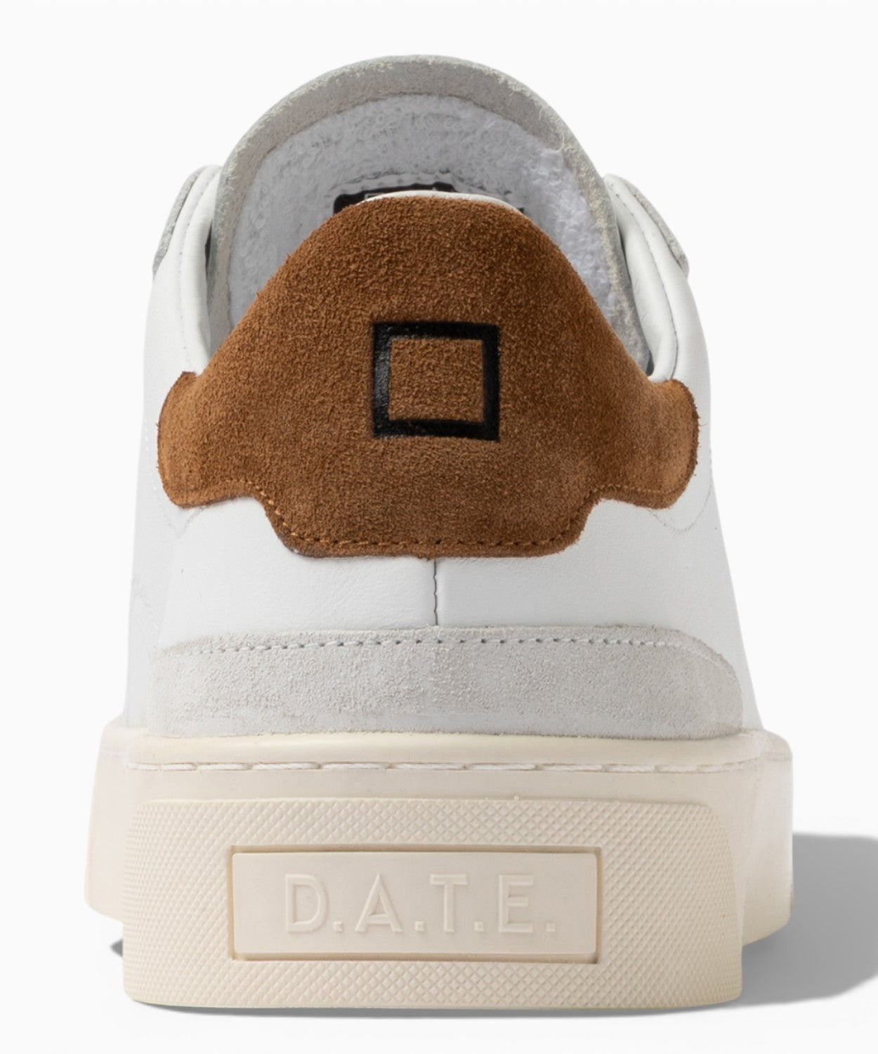 D.A.T.E. Sneakers Sonica Calf Bianche e Cuoio