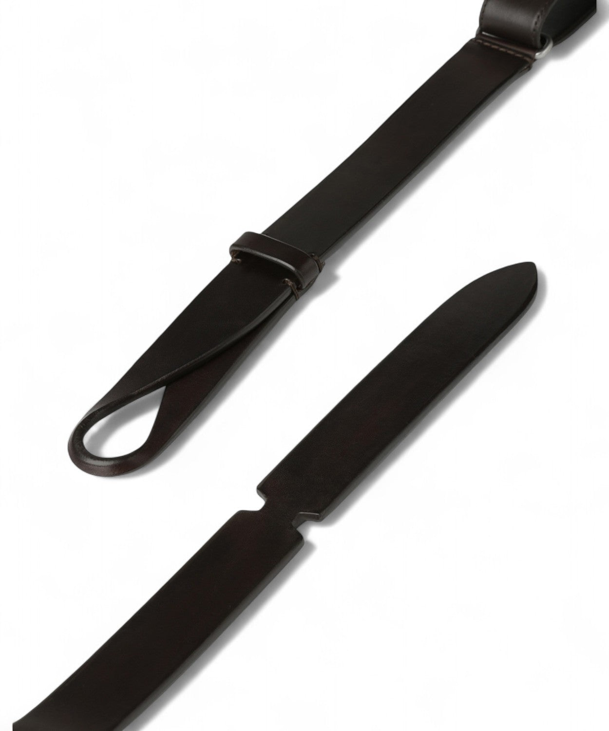 Cintura Nobuckle Bull in Cuoio Senza Fibbia-Orciani-Cinture-Vittorio Citro Boutique