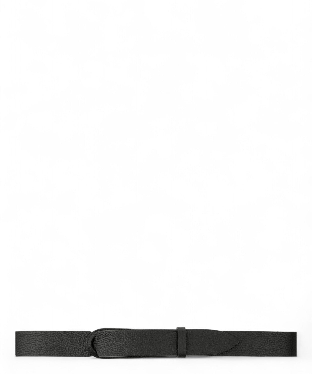 Cintura Nobuckle Micron in Pelle Martellata Senza Fibbia-Orciani-Cinture-Vittorio Citro Boutique