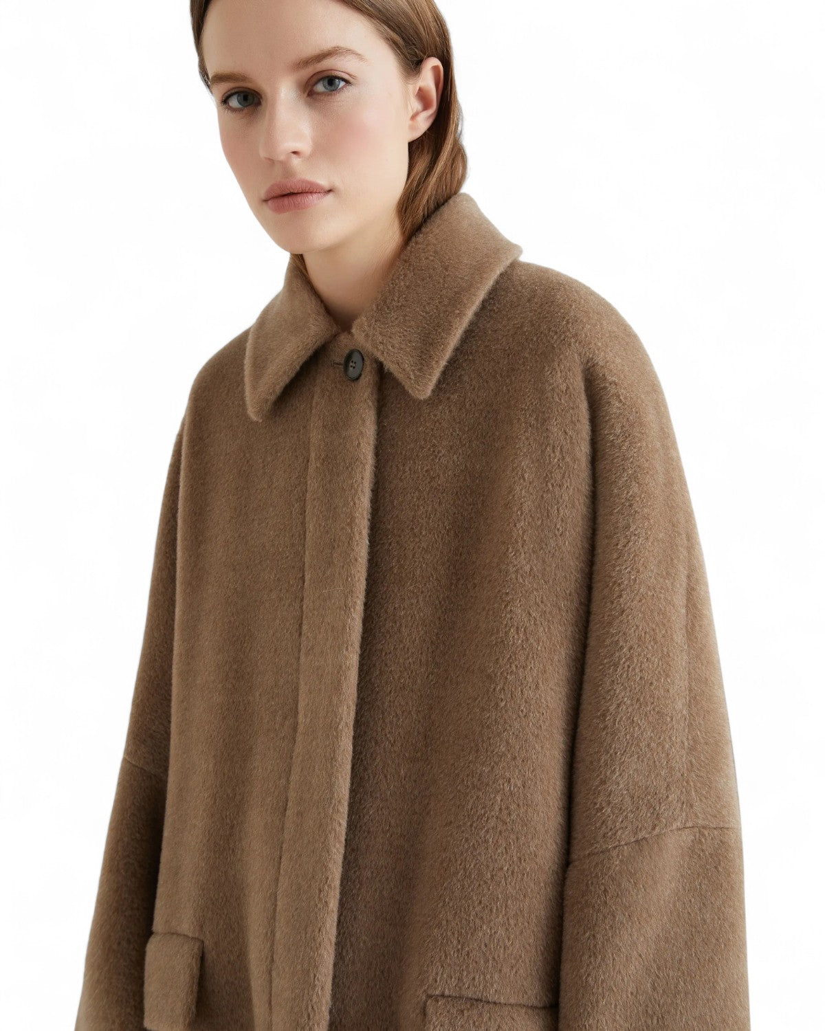 Cappotto oversize in alpaca-Marella-Pellicce e shearling-Vittorio Citro Boutique
