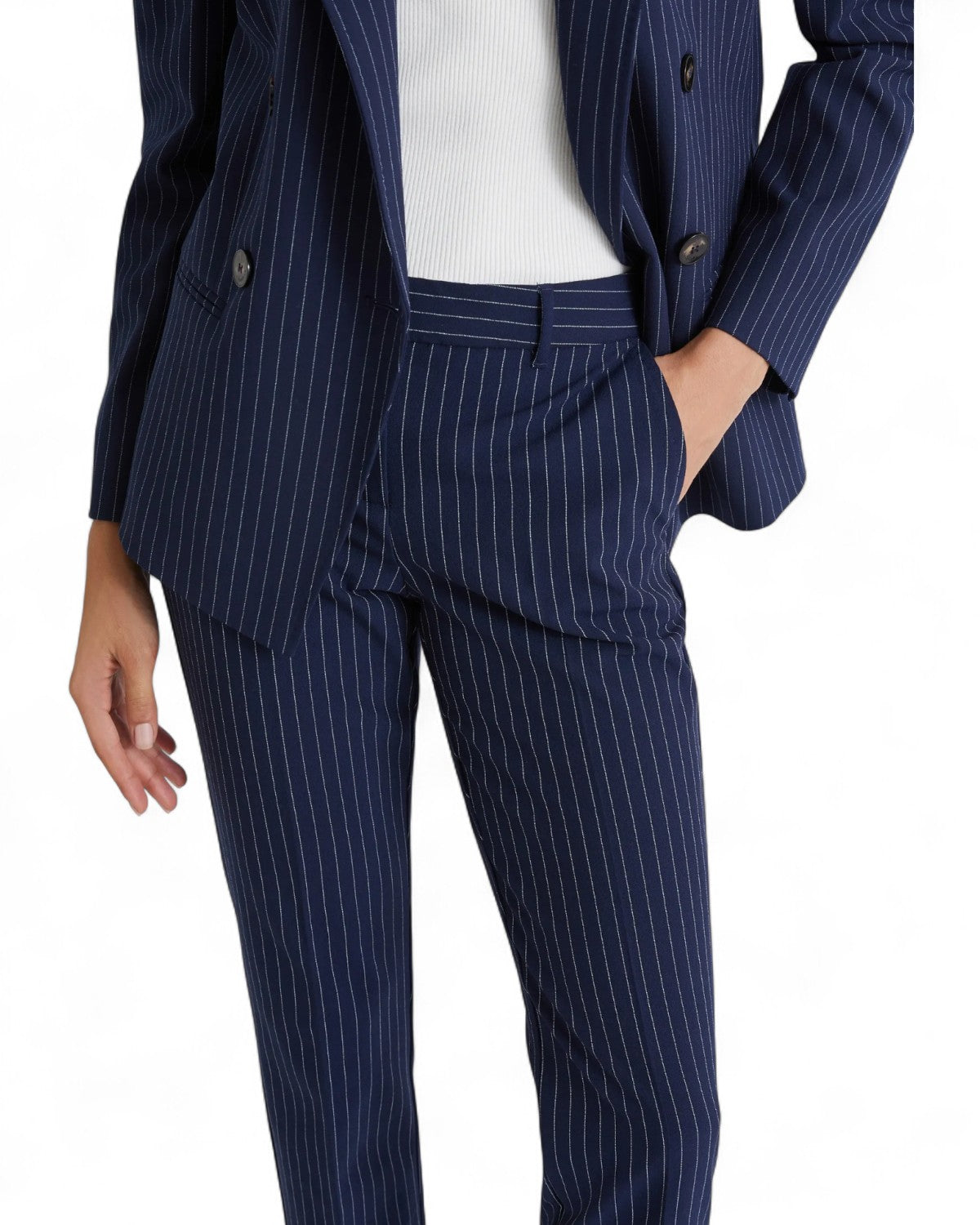 Pantaloni in viscosa stretch con piega stirata-Marella-Pantaloni-Vittorio Citro Boutique