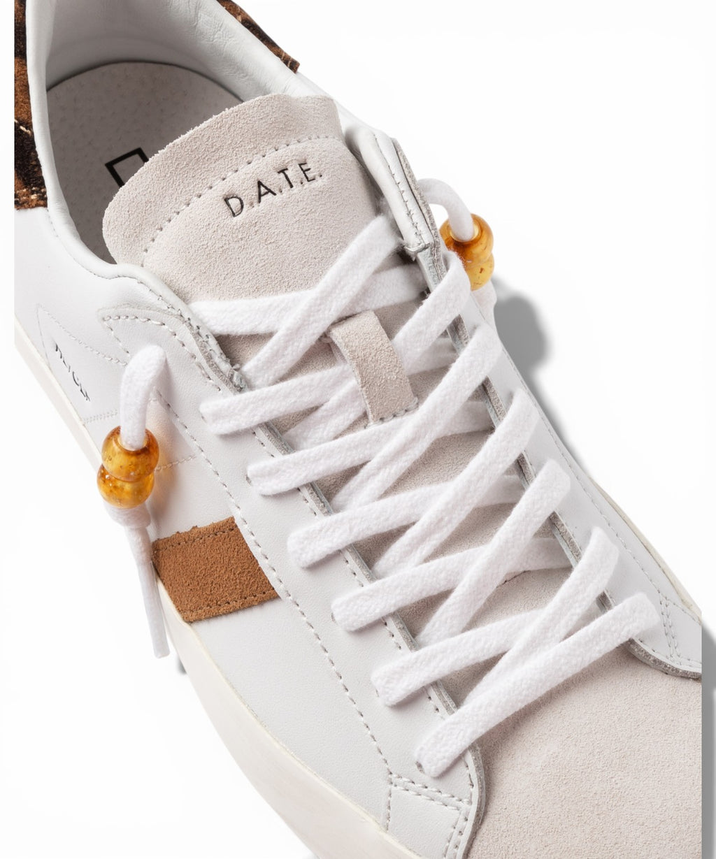 Sneakersy D.A.T.E. Hill Low Calf White-Leopard