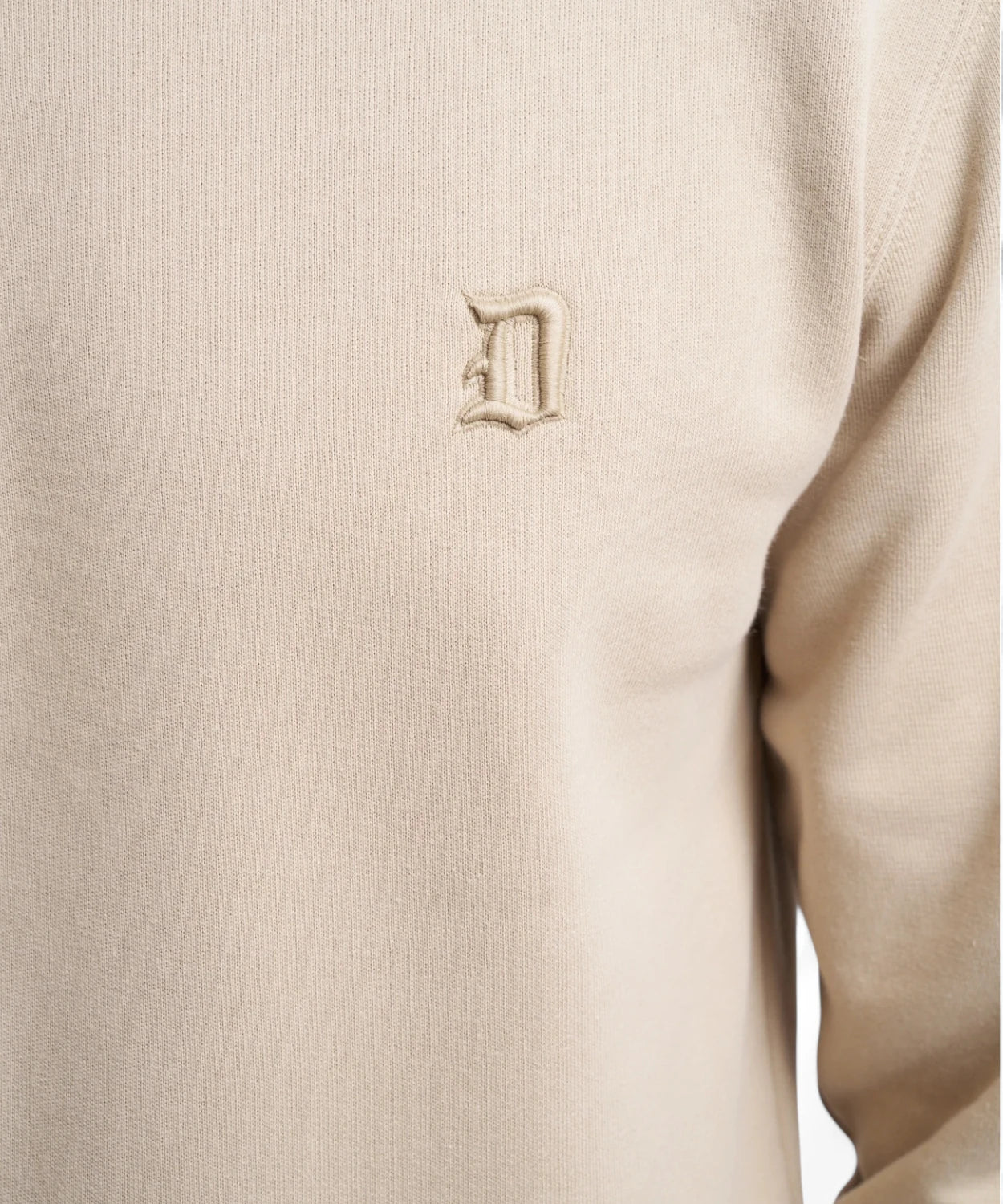 Felpa girocollo in cotone con logo ricamato Dondup-Dondup-Felpe-Vittorio Citro Boutique