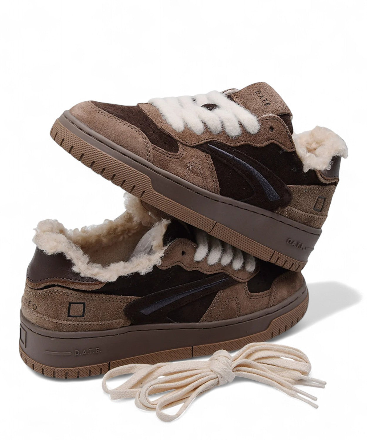 Sneakers Torneo Pure Mono in pelle scamosciata-D.A.T.E.-Sneakers-Vittorio Citro Boutique
