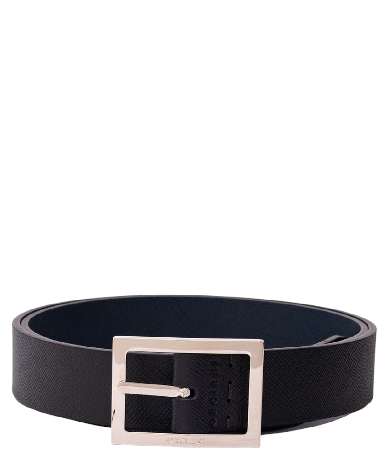 Cintura Reversibile Saffiano Double in Pelle 3 cm-Orciani-Cinture-Vittorio Citro Boutique