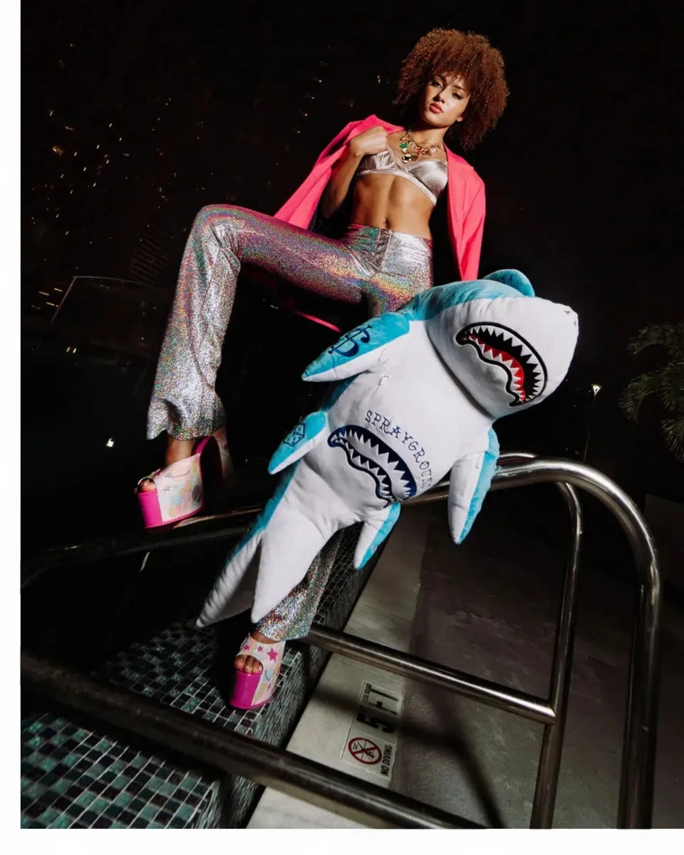 Zaino Sprayground Shark Plush-Zaini-Sprayground-Vittorio Citro Boutique