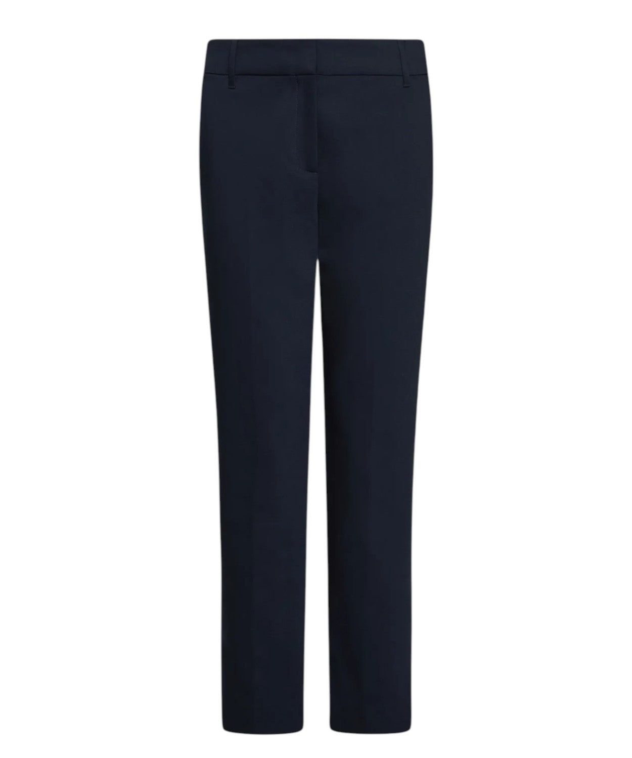 Pantalone Donna Stretch con Piega Stirata in Cotone