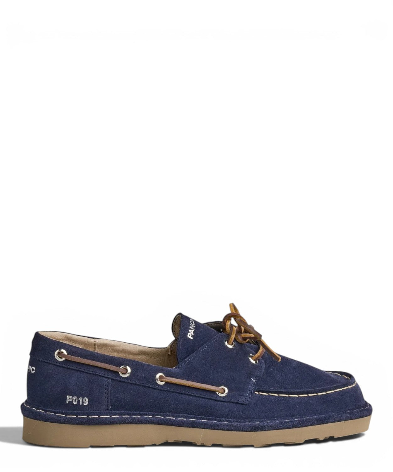 Scarpe Allacciate Uomo P019 in Camoscio