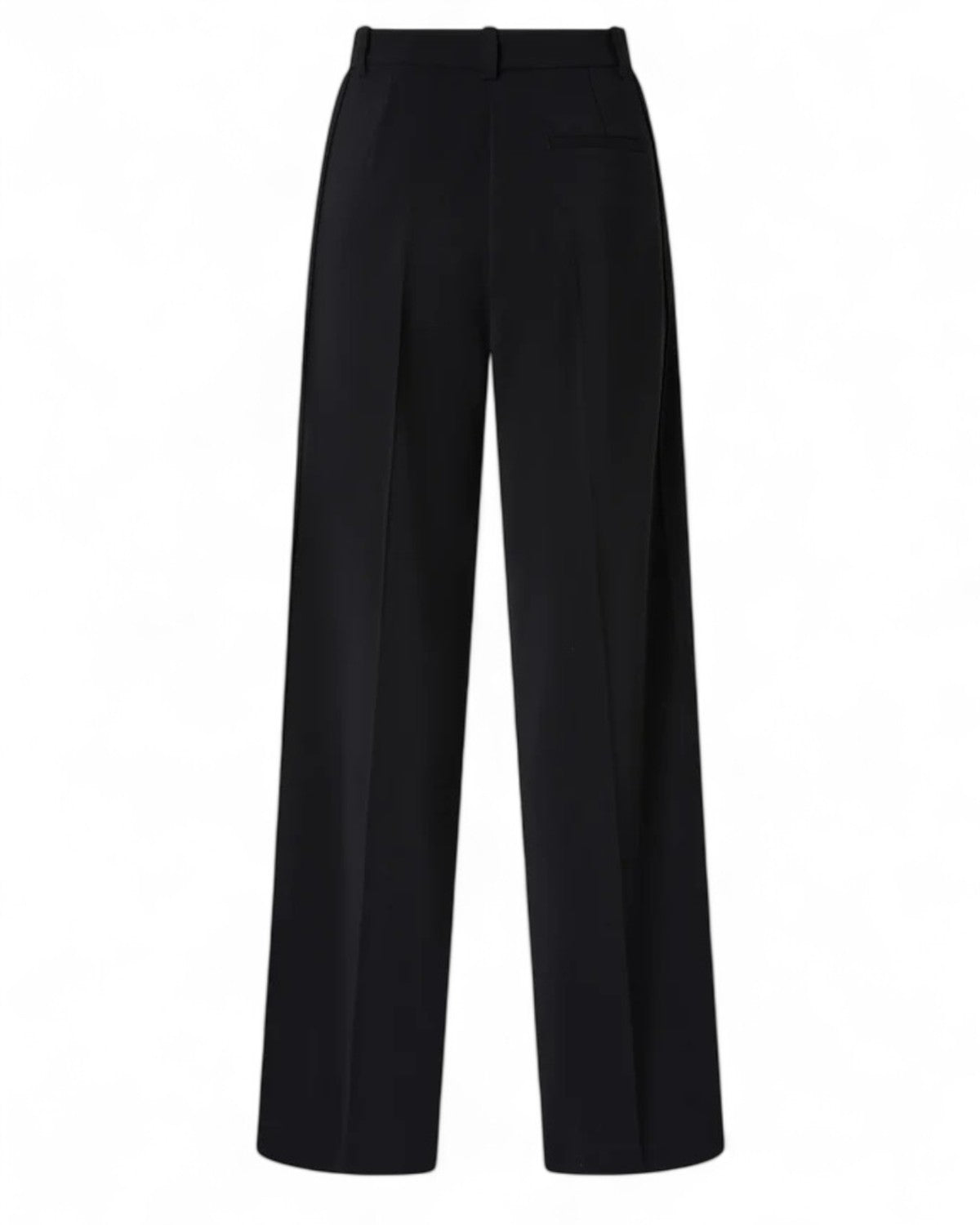 Pantaloni dritti sartoriali in crêpe stretch con piega-Pinko-Pantaloni-Vittorio Citro Boutique