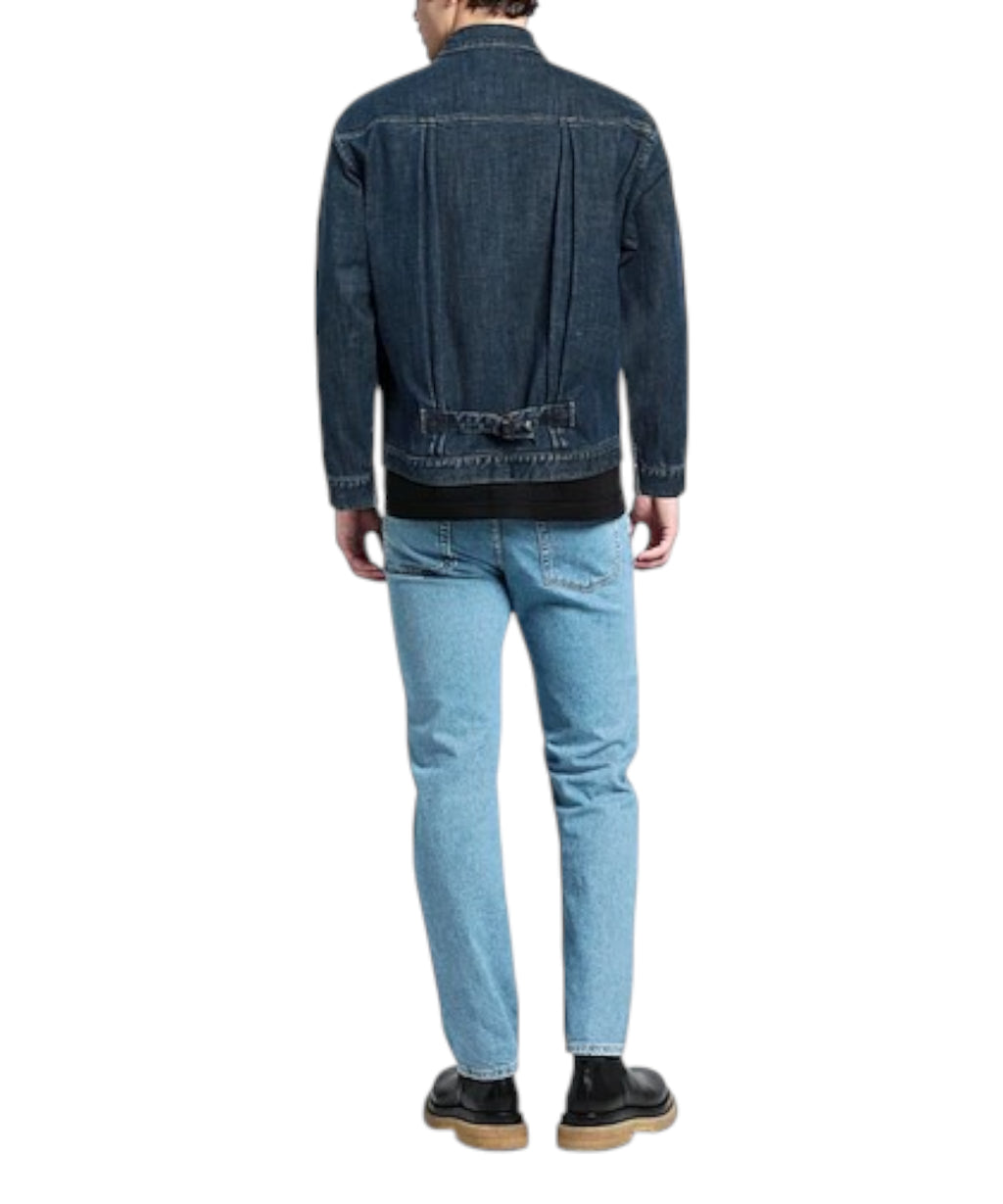 Lardini Jeansjacke mit aufgesetzten Taschen
