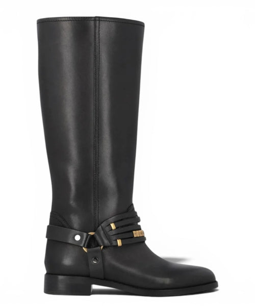 Stivaletti CHEVAL Pinko in Pelle con Dettaglio Harness