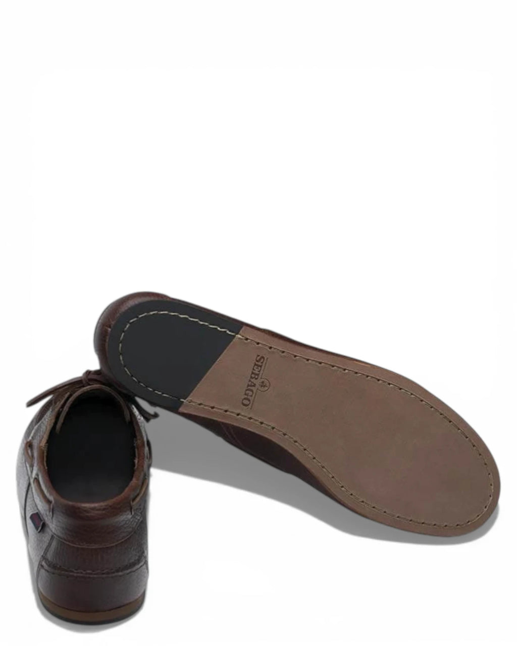 Sebago Owen Tumbled Scarpe da Barca Donna in Pelle Martellata