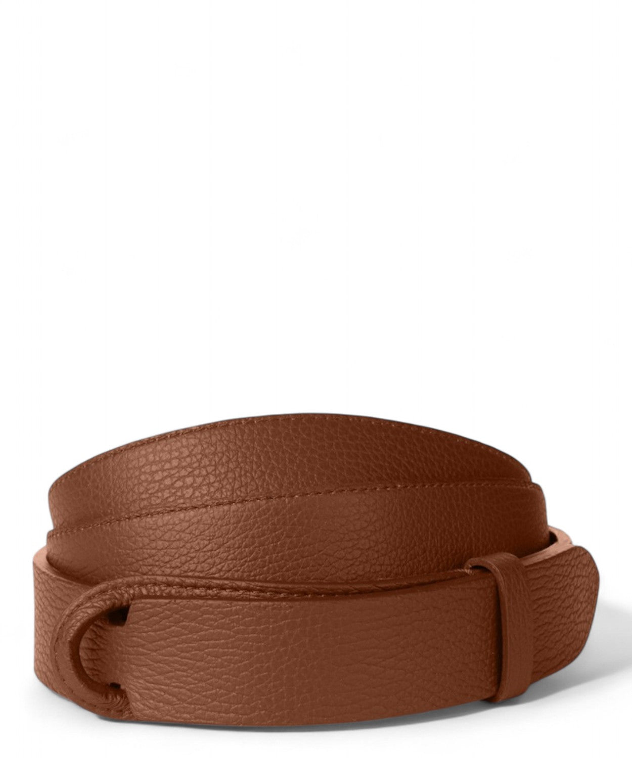 Cintura Nobuckle Micron in Pelle Martellata Senza Fibbia-Orciani-Cinture-Vittorio Citro Boutique