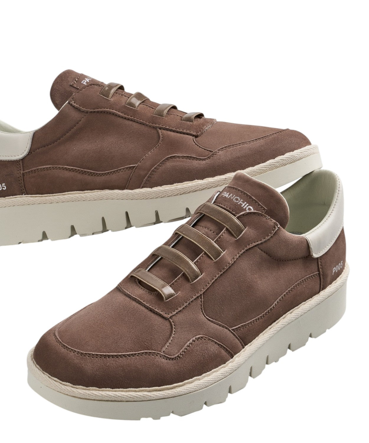 Slip-On Uomo P005 Camoscio Sneakers per Comfort e Stile