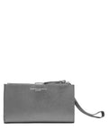 Portafoglio in pelle laminata con zip e tracolla-Gianni Chiarini-Portafogli-Vittorio Citro Boutique