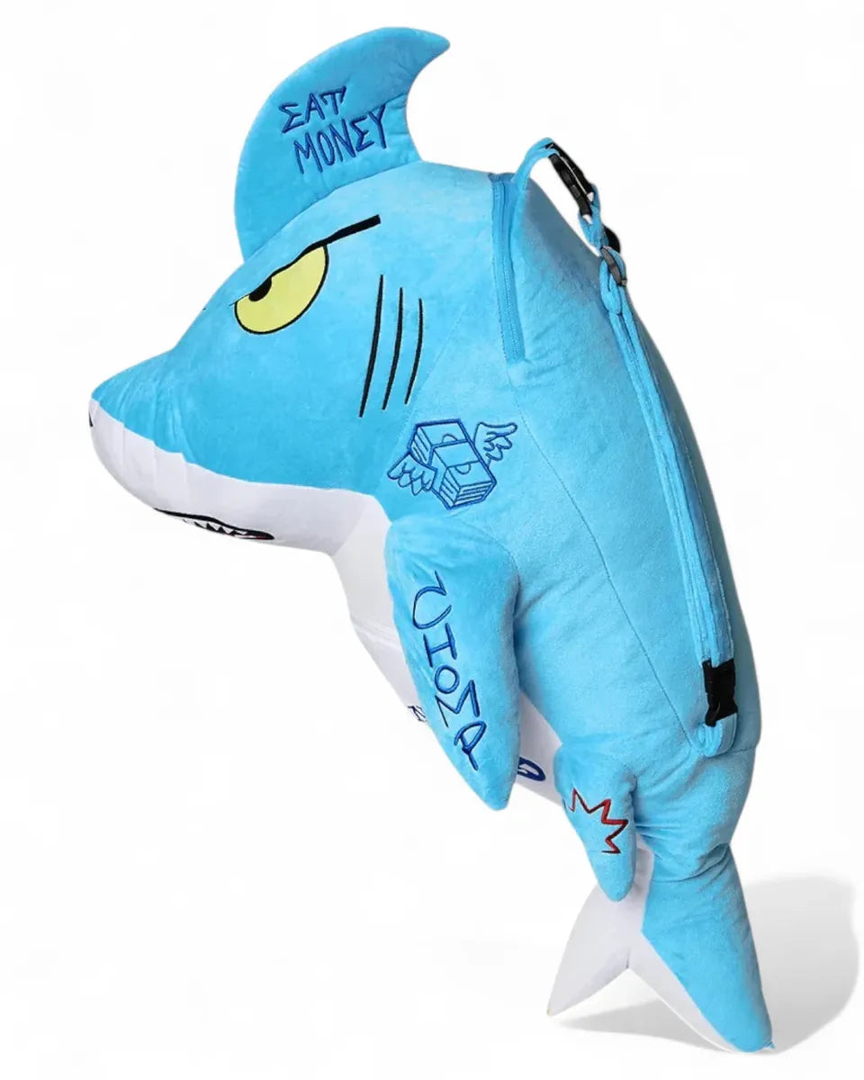 Zaino Sprayground Shark Plush-Zaini-Sprayground-Vittorio Citro Boutique