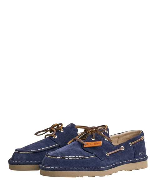 Scarpe Allacciate Uomo P019 in Camoscio