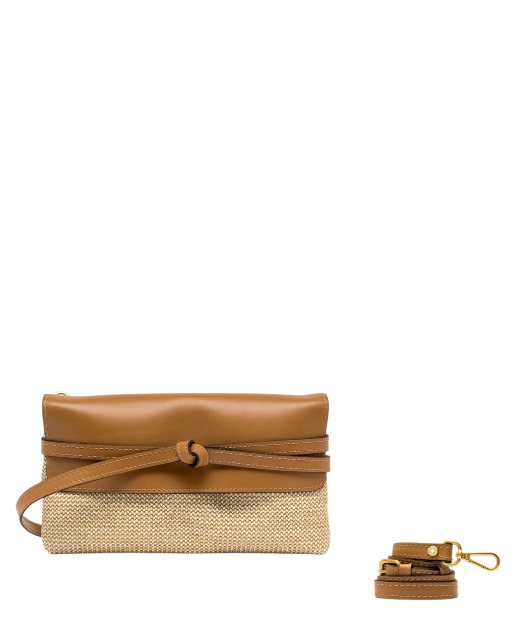 Gianni Chiarini Belty Straw Clutch
